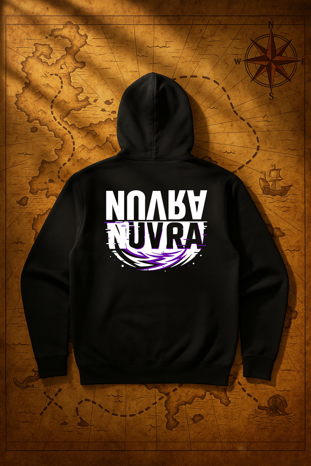 Hoodie NUVRA × Mirror Vortex