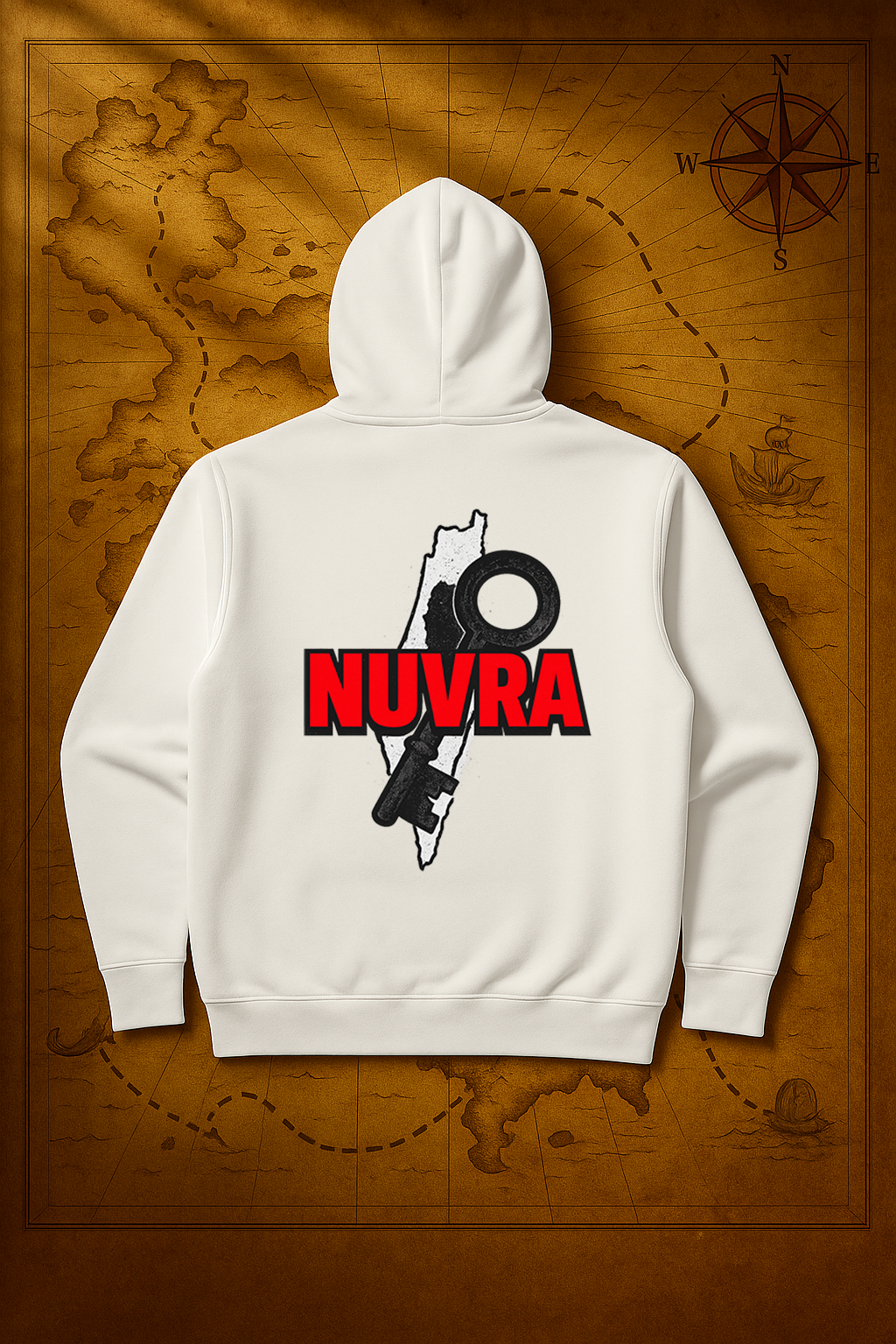 Hoodie NUVRA × Palestine Key