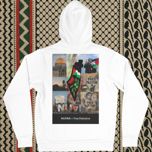 Hoodie NUVRA × Free Palestine Collage