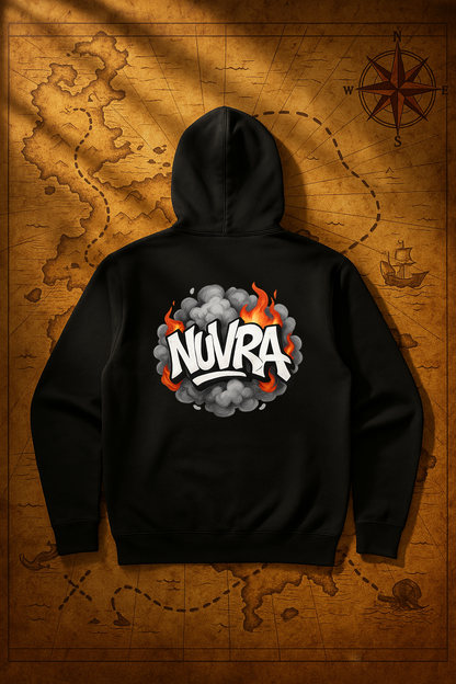 Hoodie NUVRA × Fire Smoke
