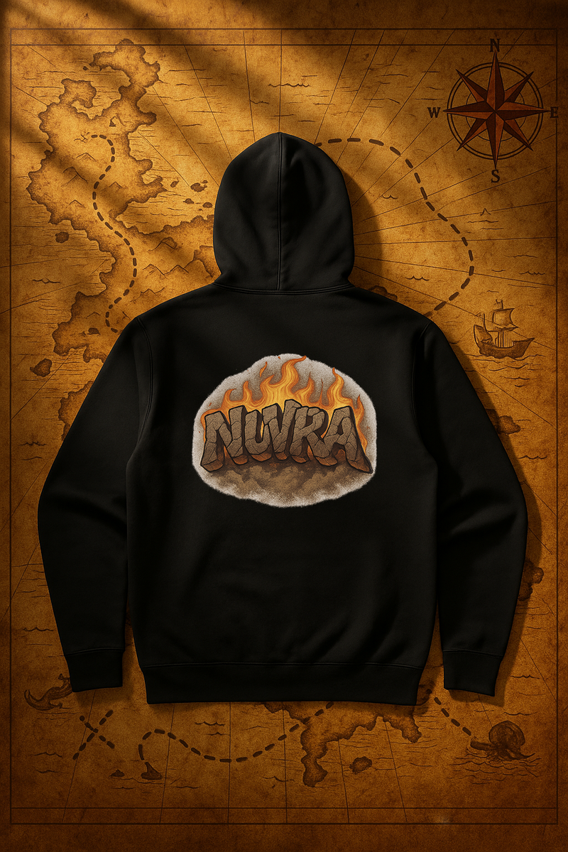 Hoodie NUVRA × Burning Stone
