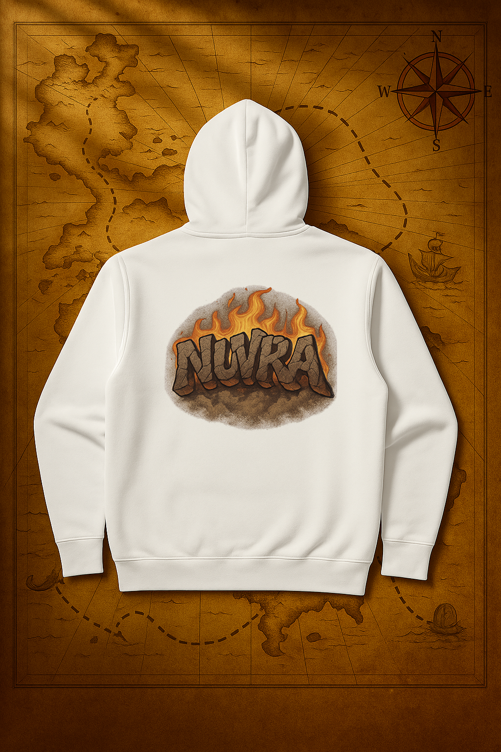 Hoodie NUVRA × Burning Stone